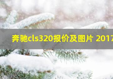 奔驰cls320报价及图片 2017